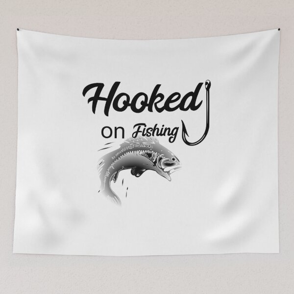 Item preview, hooked on fishing  designed and sold by crazyworx.