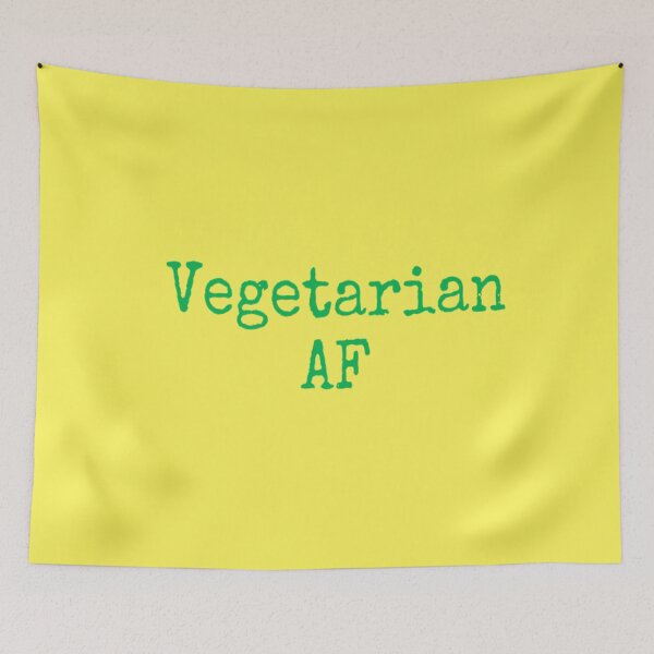 Item preview, Vegetarian AF designed and sold by CatMonkStudios.