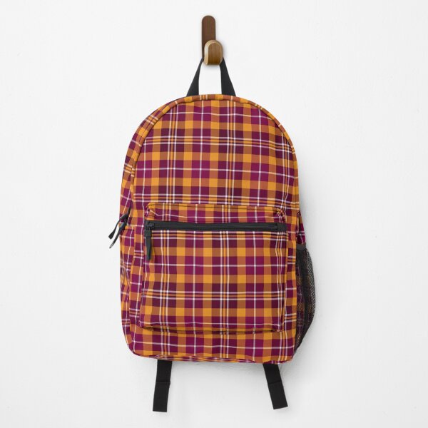 Item preview, Maroon and Orange Sporty Plaid Pattern designed and sold by plaidwerx.