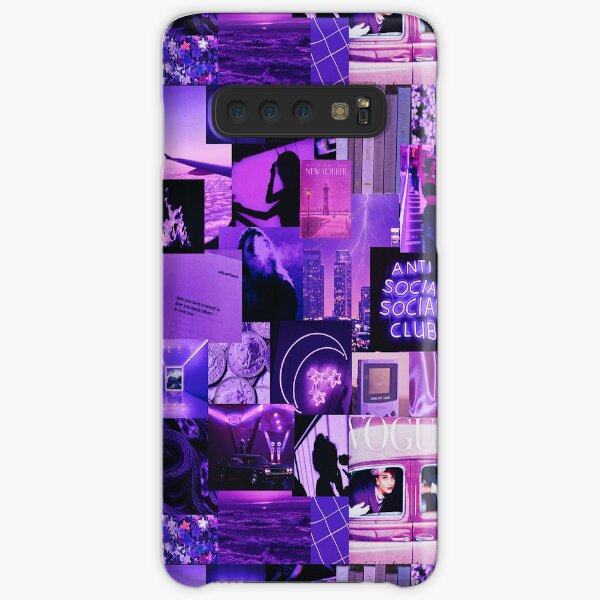Purple Aesthetic Collage Samsung Galaxy Snap Case