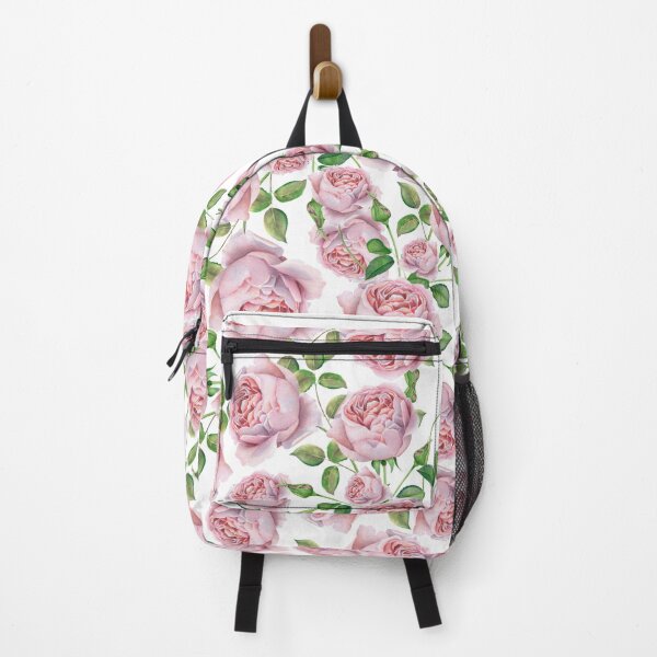 Item preview, English garden. Floral pattern, pink roses,lisianthus. designed and sold by MariaMarinova.