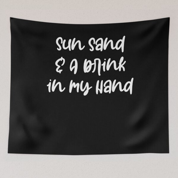 Item preview, Sun Sand and A Drink in My Hand, A Ring on My Hand, Bachelorette Party designed and sold by Noussairox.