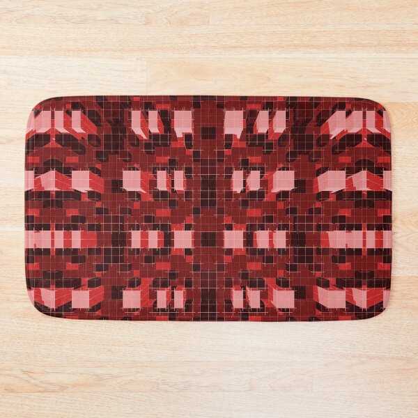 Item preview, Automatta 3D Red pattern design designed and sold by O Estúdio Gráfico - Mylla Ghdv.