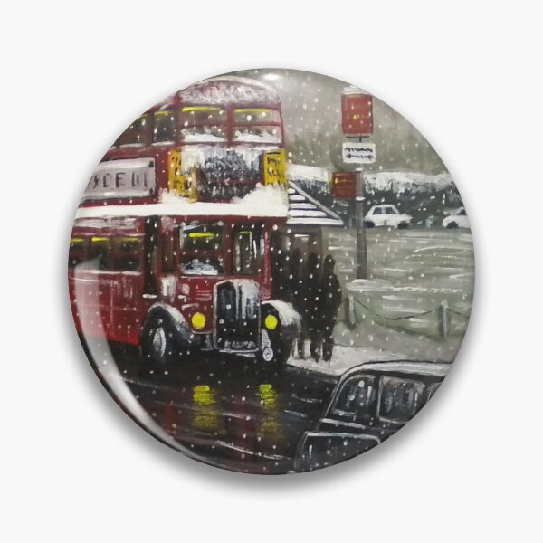 Item preview, The Bus Stop in the Snow designed and sold by finbarstevens.