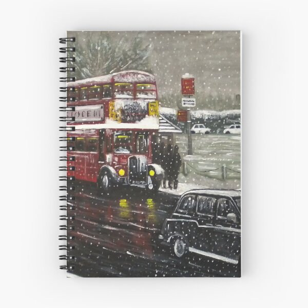 Item preview, The Bus Stop in the Snow designed and sold by finbarstevens.