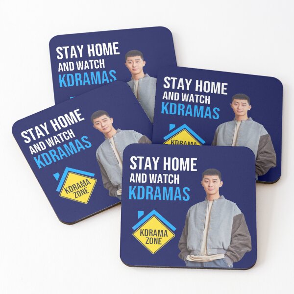 Item preview, Stay Home and watch kdramas park Seo joon designed and sold by EmmyWhammy.