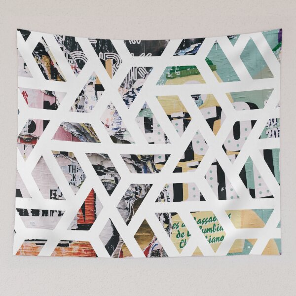 Item preview, Geometric Street Art Poster Design designed and sold by idovedesign.