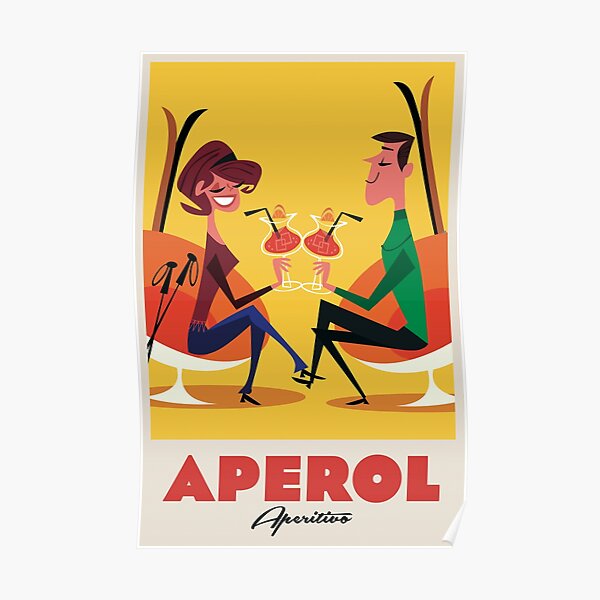 Apéritif Poster Poster For Sale By Gagodel Redbubble