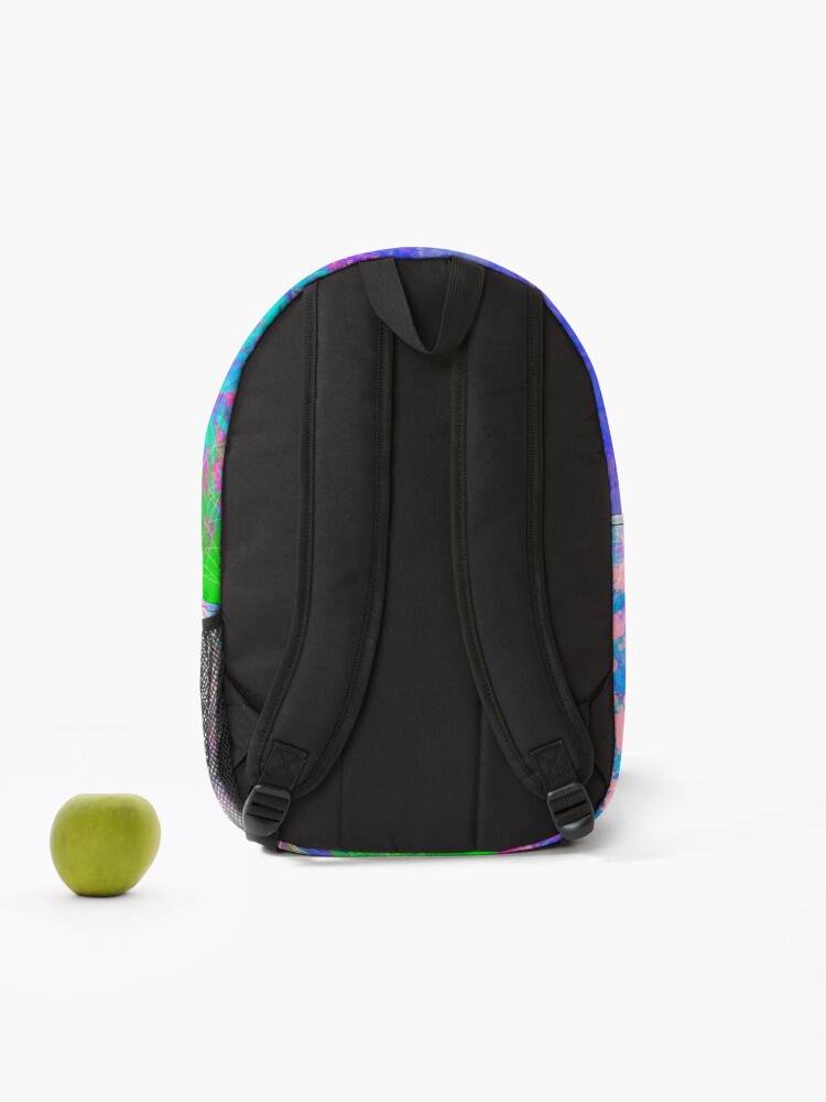 Thumbnail 2 of 3, Backpack, Colorful pattern noble designed and sold by Zwuck.