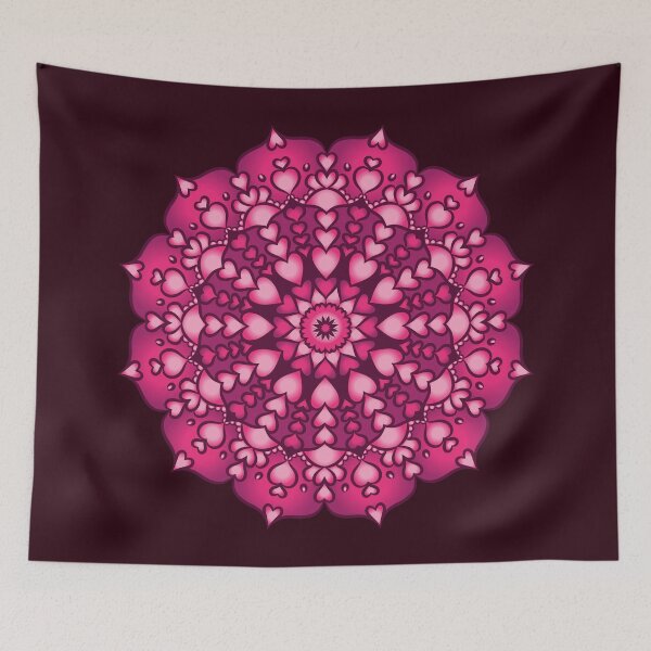 Item preview, Heart Mandala Design designed and sold by serenaking.