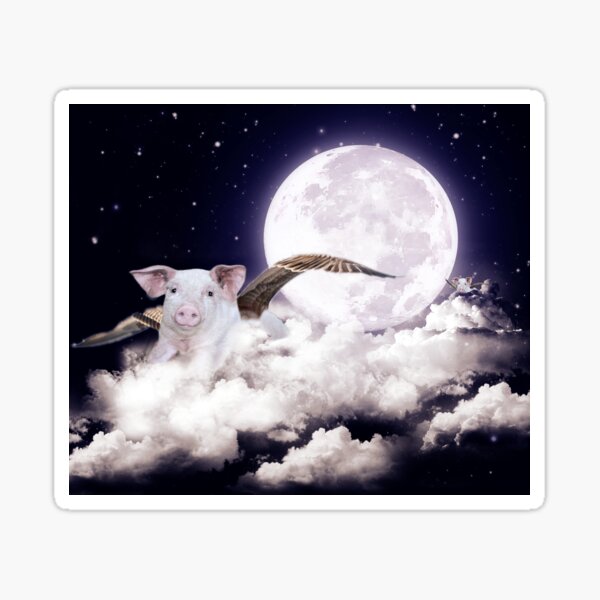 Pigs Can Fly Sticker