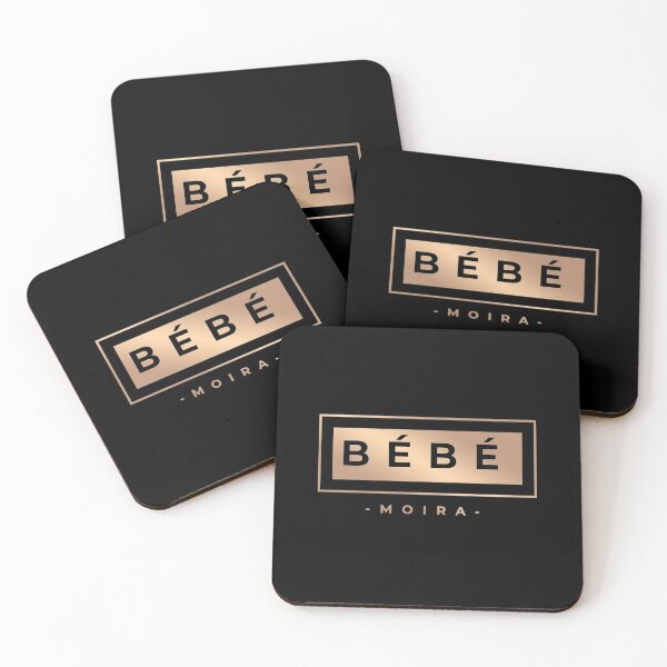 Schitts Creek inspired Moira Rose Bébé Coasters (Set of 4)