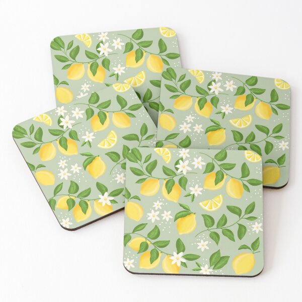 Item preview, Green Lemon print designed and sold by Katbydesign.