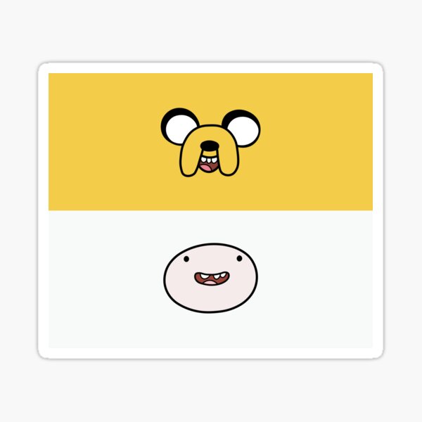 Finn and Jake All Over Sticker