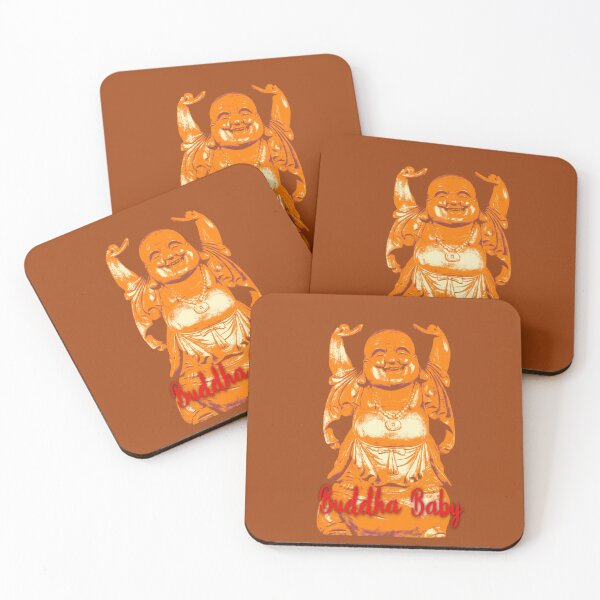 Item preview, Buddha Baby quote with Laughing Buddha Image designed and sold by ClaraMargarita.