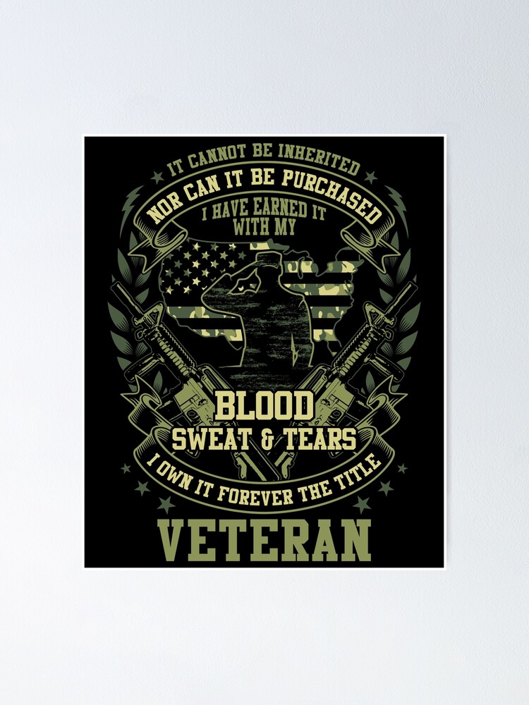 Download Proud Us Veteran Shirt Veteran Dad Shirt Veteran Grandpa Shirt Father S Day Gift Soldier Shirt Memorial Day Shirt Veterans Day Gift Ideas Poster By Mydagreat Redbubble