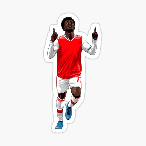 Item preview, Bukayo Saka Celebration  designed and sold by GunnerBallZ.