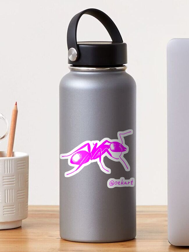 Thumbnail 1 of 3, Sticker, Ant! In Pink!* It might be more purple than you think!! designed and sold by oekart.