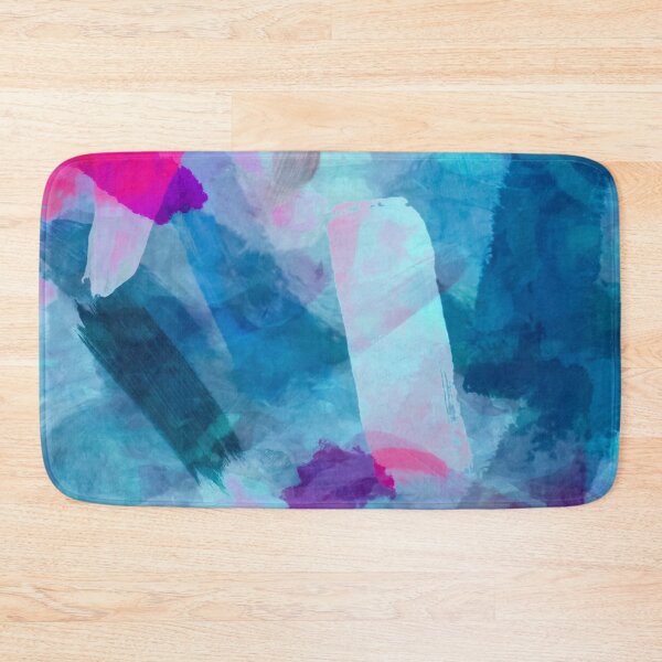Item preview, splash painting texture abstract background in blue pink designed and sold by Mrvell.