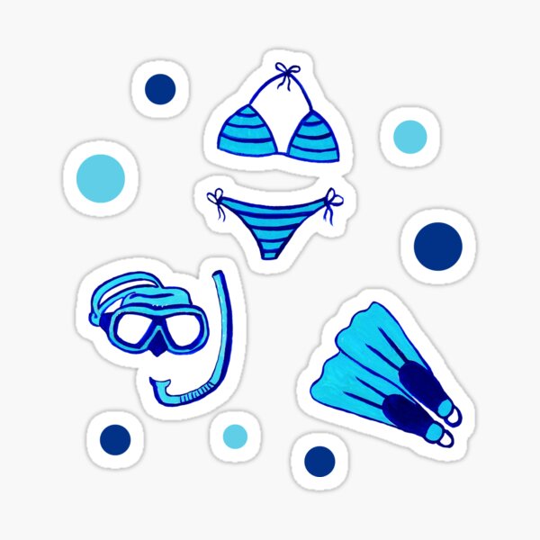 Item preview, Snorkel Stiker  designed and sold by KenyCanales.