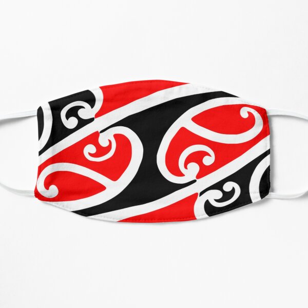 Maori Kowhaiwhai Pattern 2 Flat Mask