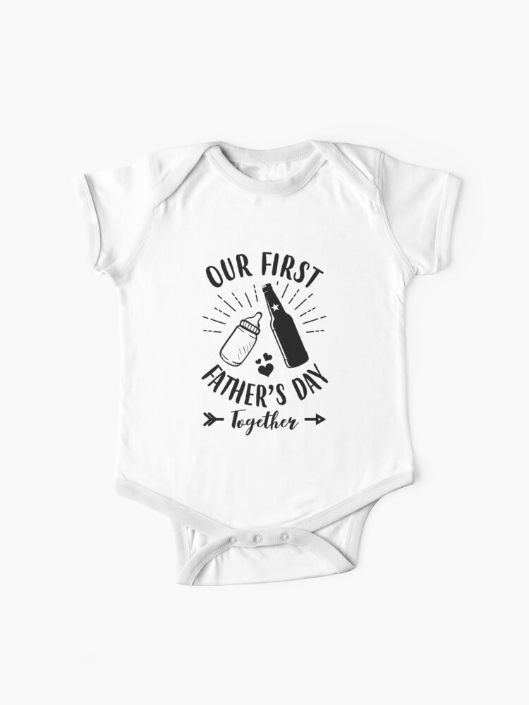 I`m Your Fathers Day Gift Cute Short Sleeve One Piece Bodysuits Tops Baby Shower 