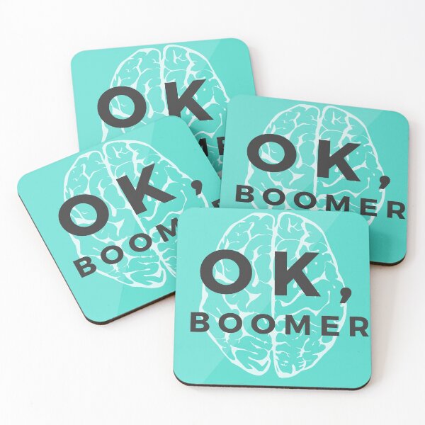 Item preview, OK boomer (use your brain) designed and sold by Pasteesh.