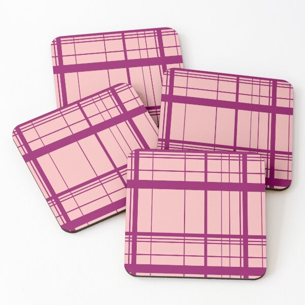 Item preview, Pink & Purple Plaid, Colorful Geometric Pattern by Courtney Hatcher designed and sold by cghatcherart.