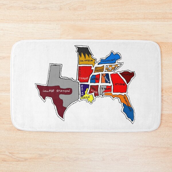 Item preview, SEC South Eastern Conference With Cities designed and sold by Michael Garber.