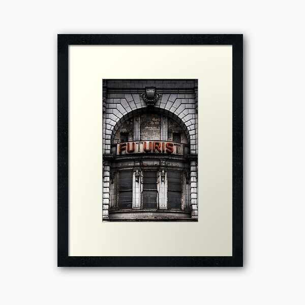 The Future is Now, Forget the Past, Liverpool Framed Art Print