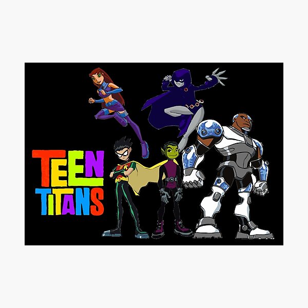 Titans Go! Photographic Print
