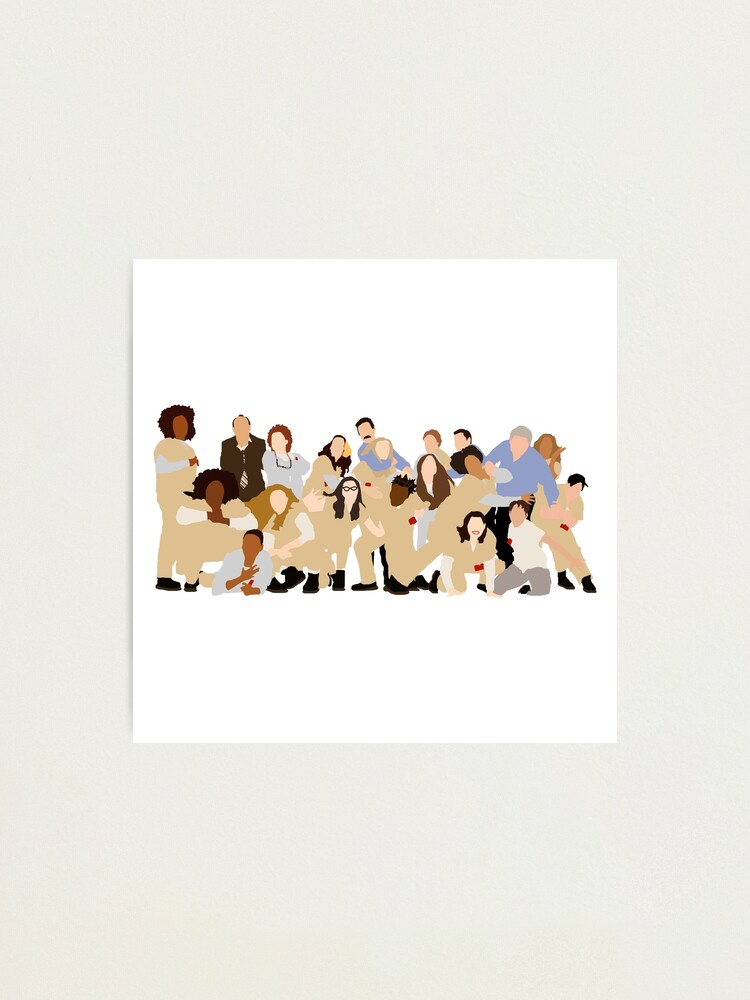 OITNB Season cast Photographic Print