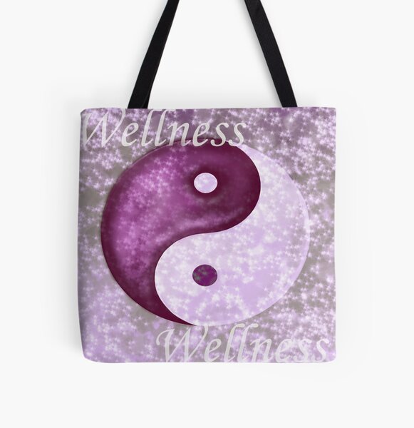 Wellness All Over Print Tote Bag