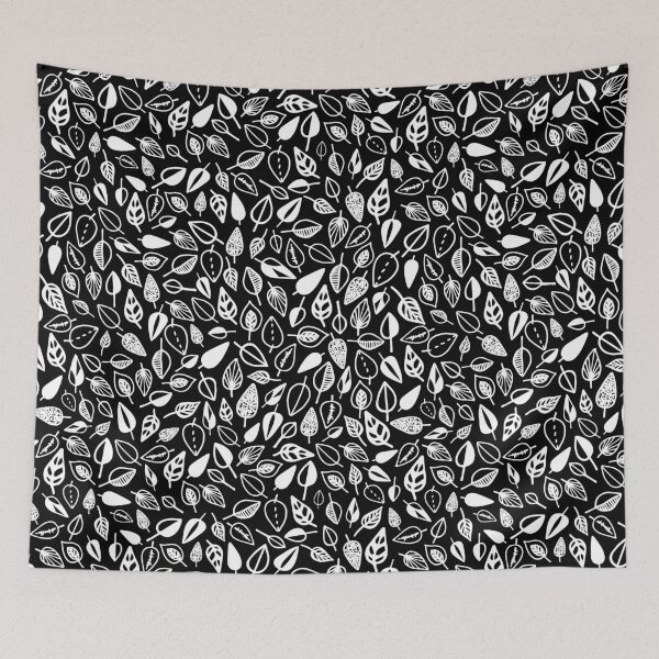 Item preview, leaf pattern black and white designed and sold by Tanya-GR.