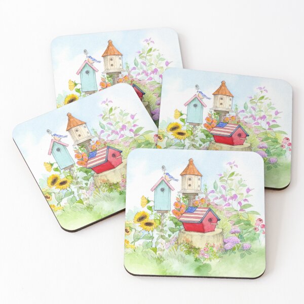 Item preview, Birdhouses in the Garden designed and sold by Cathi Freund.