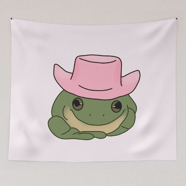 Item preview, Cowboy Hat Frog designed and sold by thicker than  a sticker.
