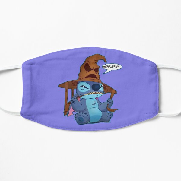 stitch funny art Flat Mask