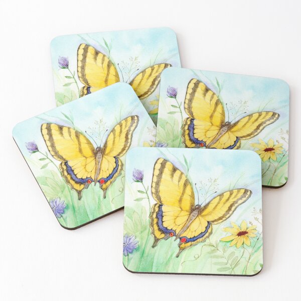 Item preview, Butterfly in Meadow of Wildflowers designed and sold by Cathi Freund.