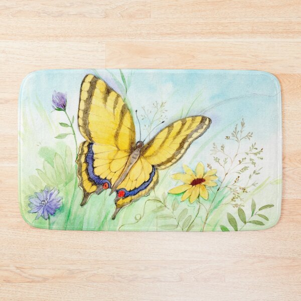 Item preview, Butterfly in Meadow of Wildflowers designed and sold by Cathi Freund.