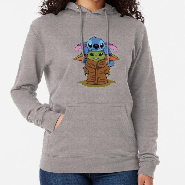 stitch and friend 3 art Lightweight Hoodie