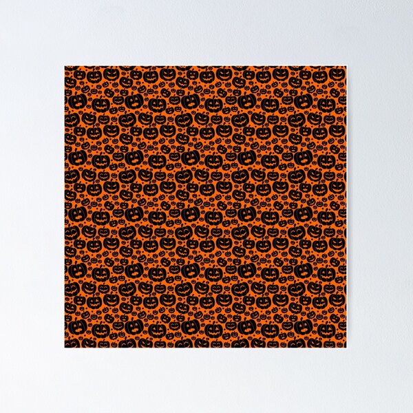 Item preview, Spooky Orange & Black Halloween Pumpkins designed and sold by harrizon.