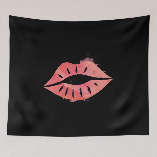 Item preview, Lipstick Lips Watercolor Art designed and sold by friendlyspoon.