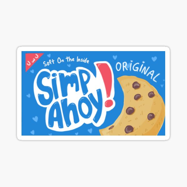 Simp Ahoy! Sticker