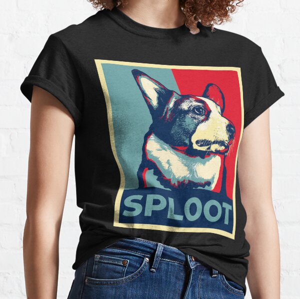 Vote Corgi 2020 Sploot! Political Parody Obama Hope Poster Classic T-Shirt