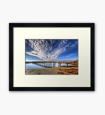 Quinta do Lago The Wooden Bridge Framed Print