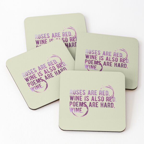 "Roses are red, Wine is also red Funny Meme Cute Valentines Day Wine