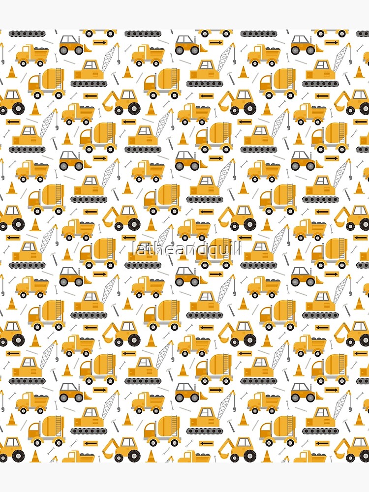 Construction Trucks by latheandquill