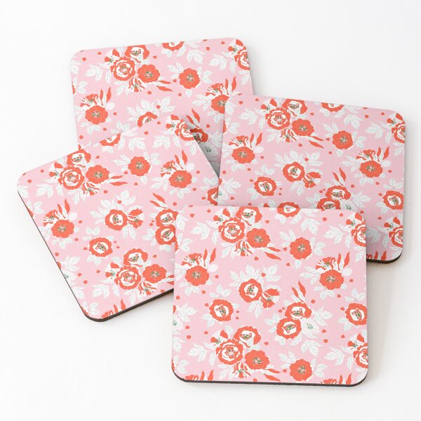 Item preview, Pink & Red peonies Duvet designed and sold by Lena Lapina.