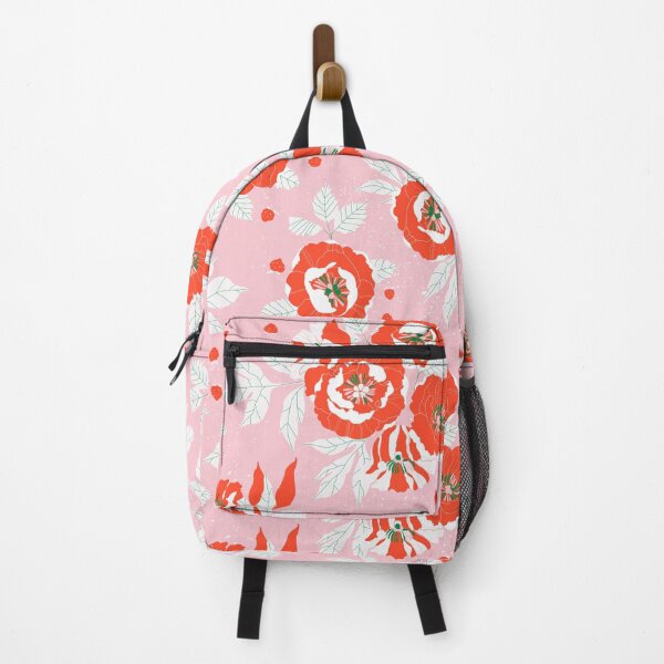Item preview, Pink & Red peonies Duvet designed and sold by Lena Lapina.