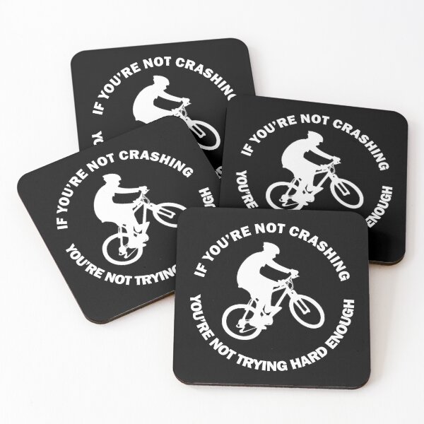 Item preview, If You're Not Crashing Bicycle Mountain Fat Bike Rack Biker Lover Gift designed and sold by Best Arts.